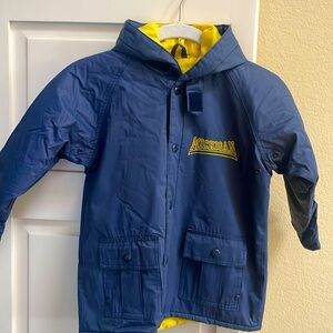 Michigan Wolverines Hooded Lined Rain Coat 4T